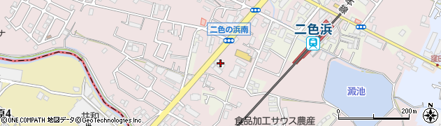 セブンイレブン貝塚二色浜南店周辺の地図