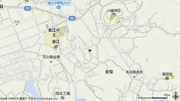 〒720-0541 広島県福山市金江町金見の地図