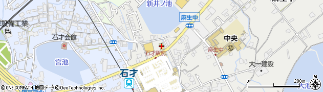 鍵開けの生活救急車　貝塚市エリア専用ダイヤル周辺の地図