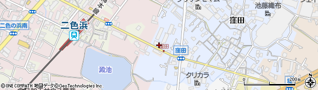 大阪府貝塚市窪田126周辺の地図