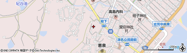 兵庫県淡路市志筑2875周辺の地図