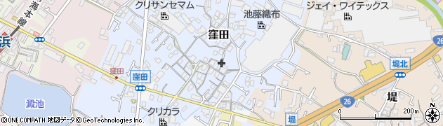 大阪府貝塚市窪田266周辺の地図