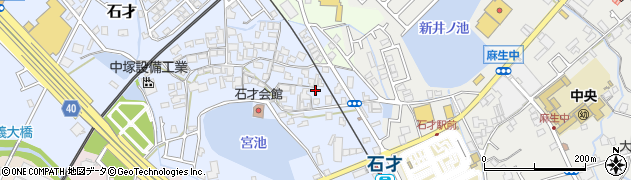 大阪府貝塚市石才489周辺の地図