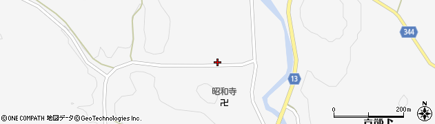山口県萩市吉部下（広瀬下）周辺の地図