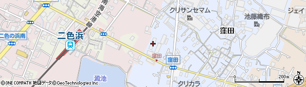 大阪府貝塚市窪田150周辺の地図