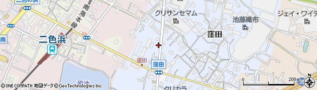 大阪府貝塚市窪田120周辺の地図