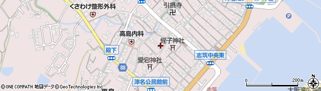 兵庫県淡路市志筑3216周辺の地図