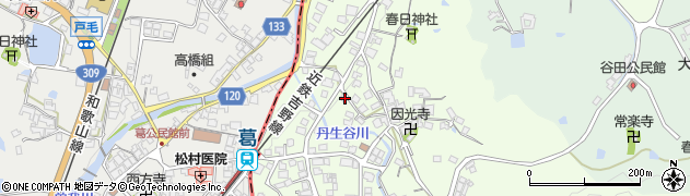 奈良県高市郡高取町丹生谷13周辺の地図