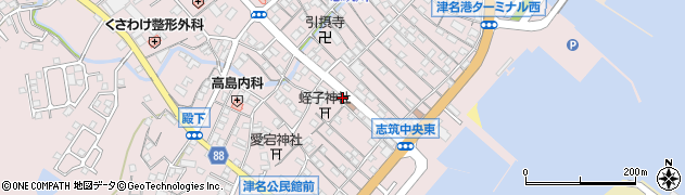 兵庫県淡路市志筑3282周辺の地図