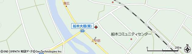 安芸船木簡易郵便局周辺の地図