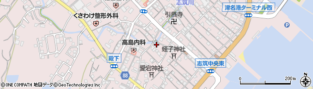 兵庫県淡路市志筑3209周辺の地図