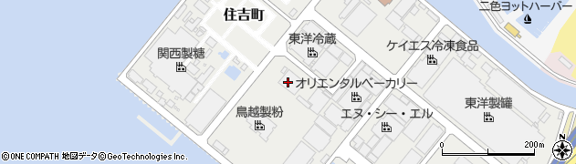 近畿製粉株式会社　泉佐野工場周辺の地図