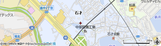 大阪府貝塚市石才199周辺の地図