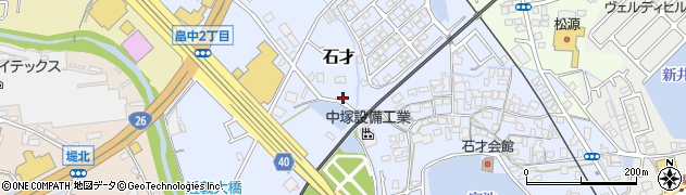 大阪府貝塚市石才199-2周辺の地図