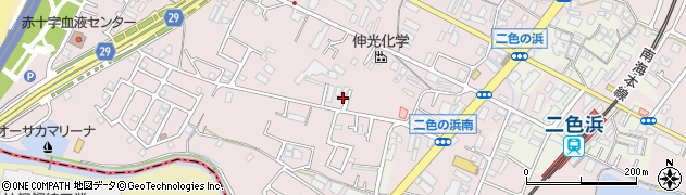 大阪府貝塚市澤541周辺の地図