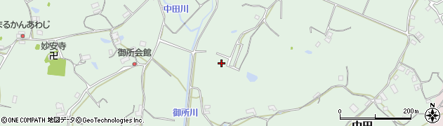 兵庫県淡路市中田周辺の地図