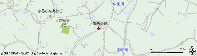 兵庫県淡路市中田2888周辺の地図