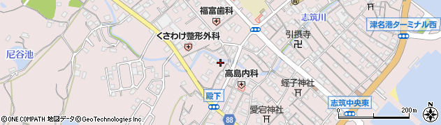 大公志筑店周辺の地図