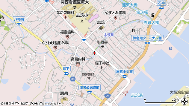 〒656-2131 兵庫県淡路市志筑の地図