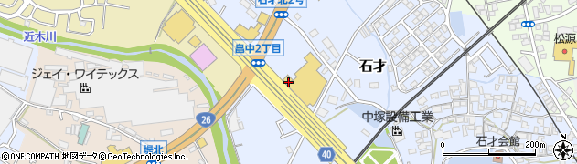 大阪府貝塚市石才255-2周辺の地図