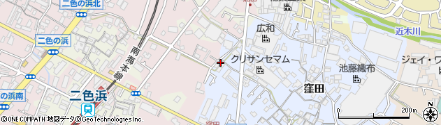 大阪府貝塚市窪田159周辺の地図