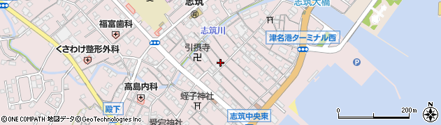 兵庫県淡路市志筑3371周辺の地図