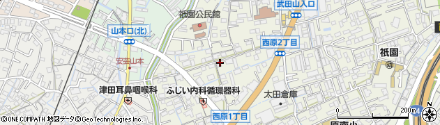 寺迫麻酔科医院周辺の地図