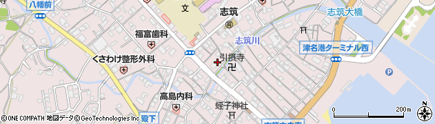 兵庫県淡路市志筑1565周辺の地図