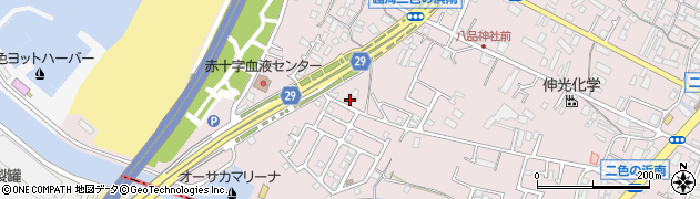 大阪府貝塚市澤426周辺の地図