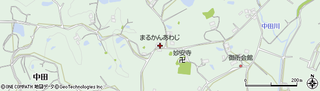 兵庫県淡路市中田2400周辺の地図