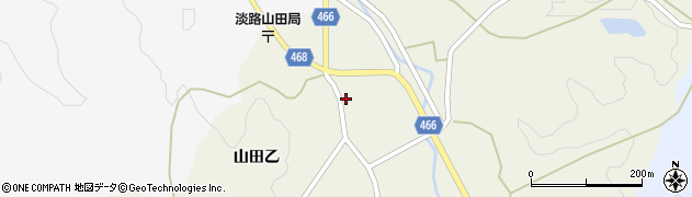 兵庫県淡路市山田乙19周辺の地図