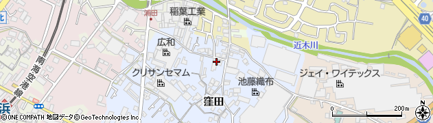 大阪府貝塚市窪田237周辺の地図