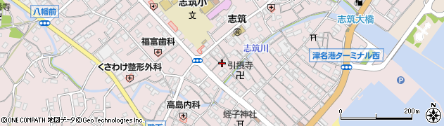 兵庫県淡路市志筑1553周辺の地図