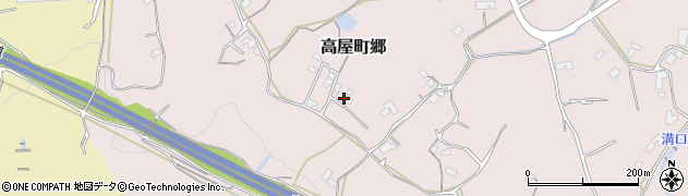 広島県東広島市高屋町郷120周辺の地図