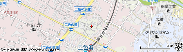 大阪府貝塚市浦田135周辺の地図