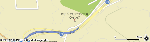 ホテルエリアワン・広島ウィング周辺の地図