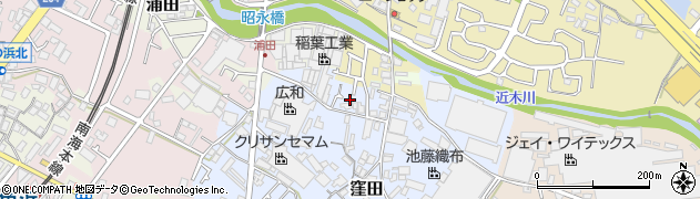 大阪府貝塚市窪田215-8周辺の地図