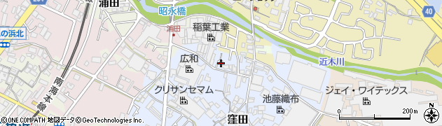 大阪府貝塚市窪田215-9周辺の地図