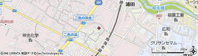 大阪府貝塚市澤657周辺の地図
