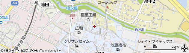 大阪府貝塚市窪田215-6周辺の地図