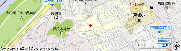 広島県広島市東区戸坂山崎町4周辺の地図