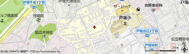 広島県広島市東区戸坂山崎町6周辺の地図