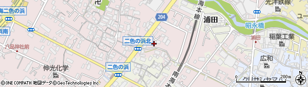 大阪府貝塚市澤142周辺の地図