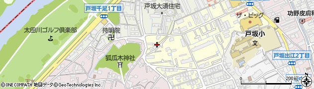広島県広島市東区戸坂山崎町3周辺の地図