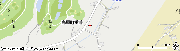 広島県東広島市高屋町重兼周辺の地図