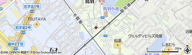 大阪府貝塚市鳥羽96周辺の地図