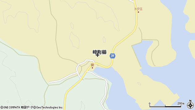 〒817-1411 長崎県対馬市峰町櫛の地図