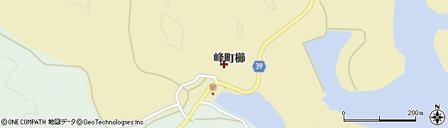 長崎県対馬市峰町櫛周辺の地図