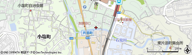大阪府河内長野市三日市町124周辺の地図