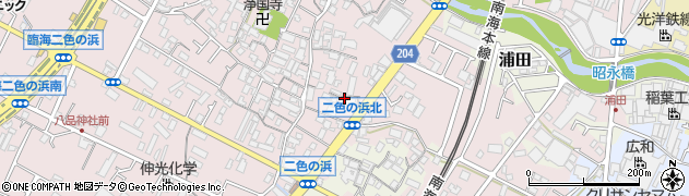 大阪府貝塚市澤1305周辺の地図
